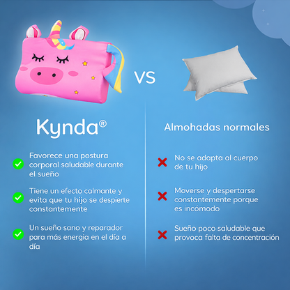 Kynda® - La almohada infantil para un sueño mejor y más saludable