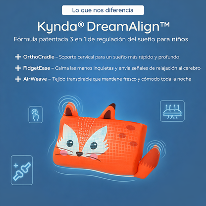 Kynda® - La almohada infantil para un sueño mejor y más saludable